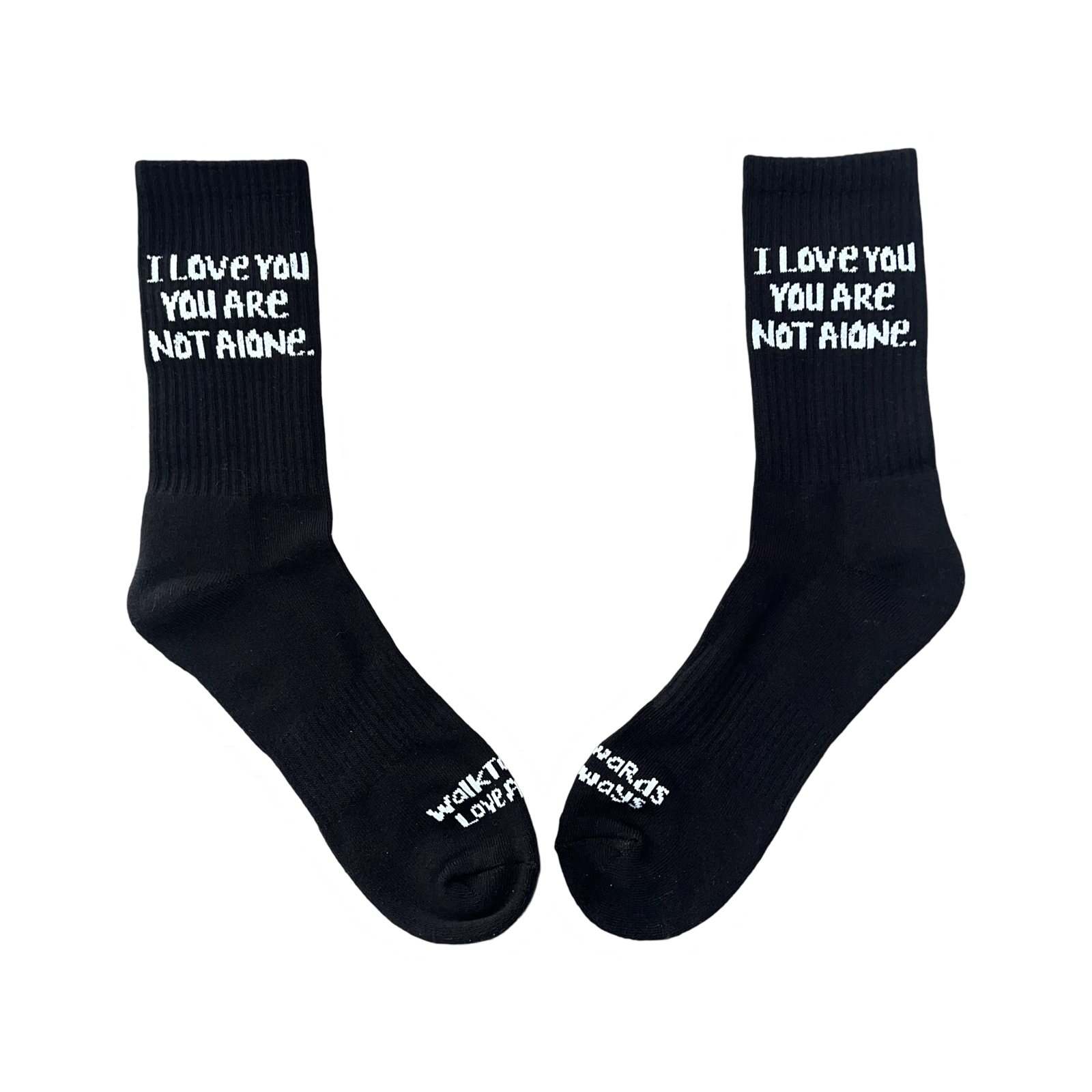 “Walk Towards Love” Socks by Were Idiots