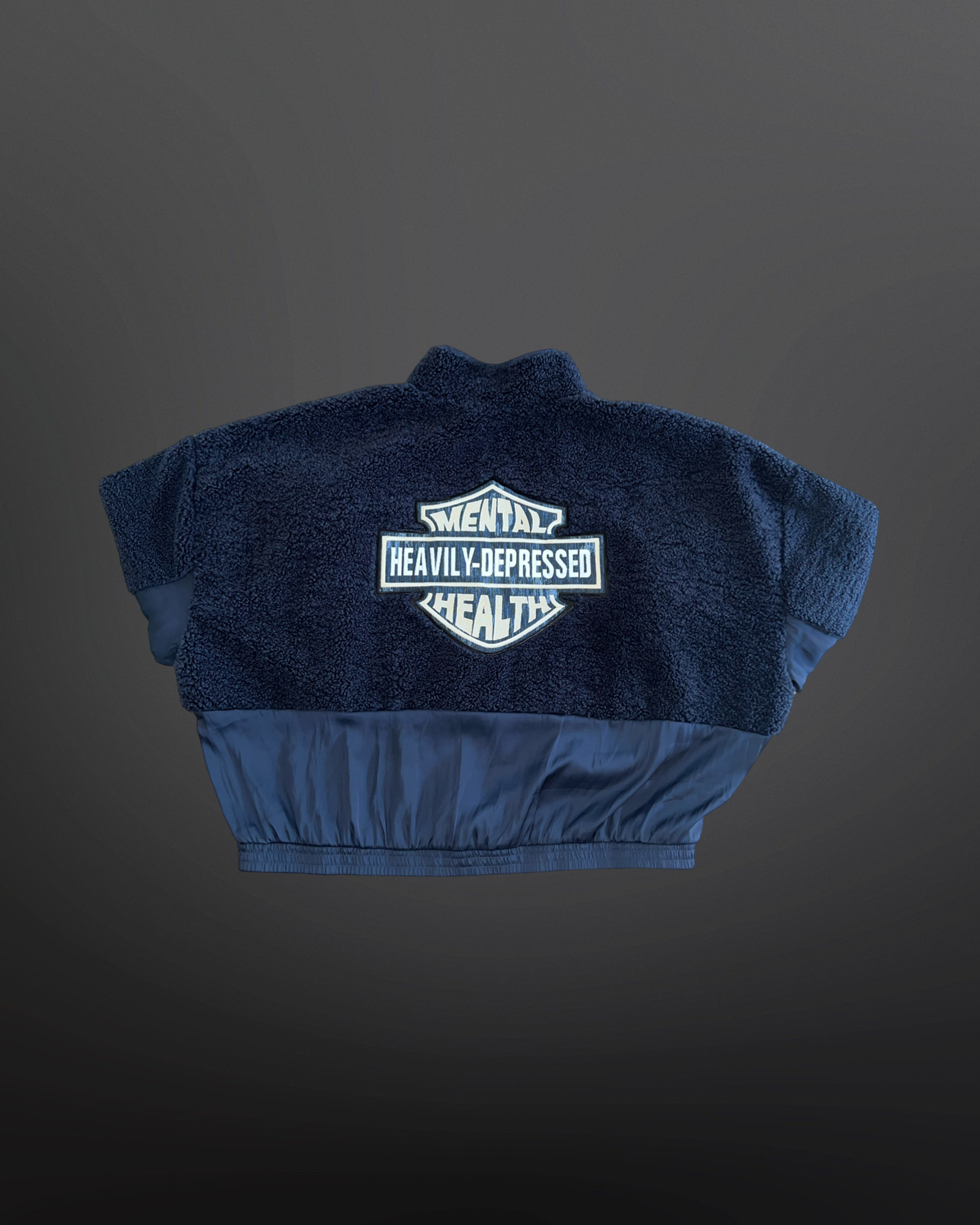 Navy Blue Fleece Jacket