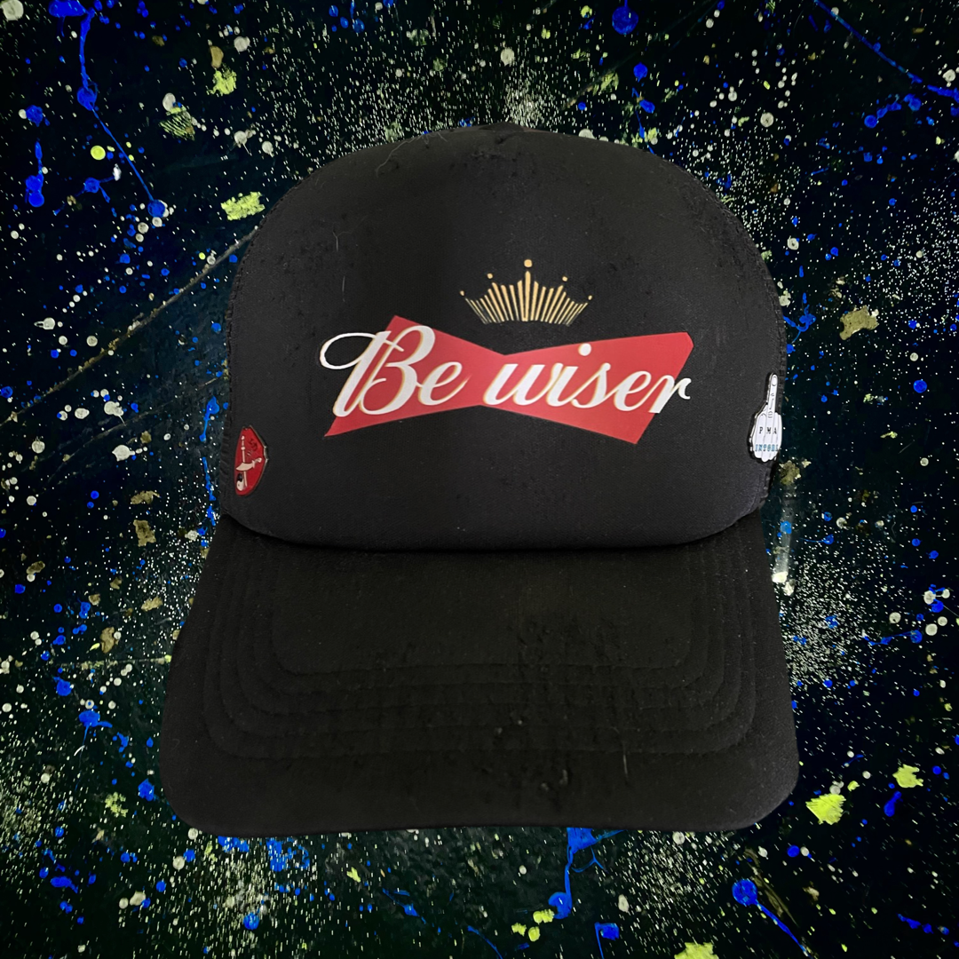 WI: "Be Wiser" Logo Trucker Hat