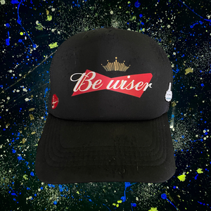 WI: "Be Wiser" Logo Trucker Hat